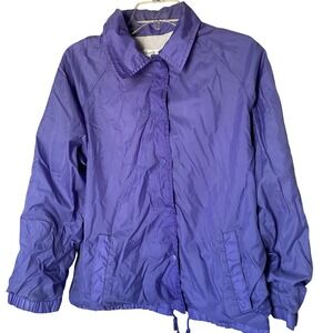 Vintage 90s Purple‎ Windbreaker Jacket, M